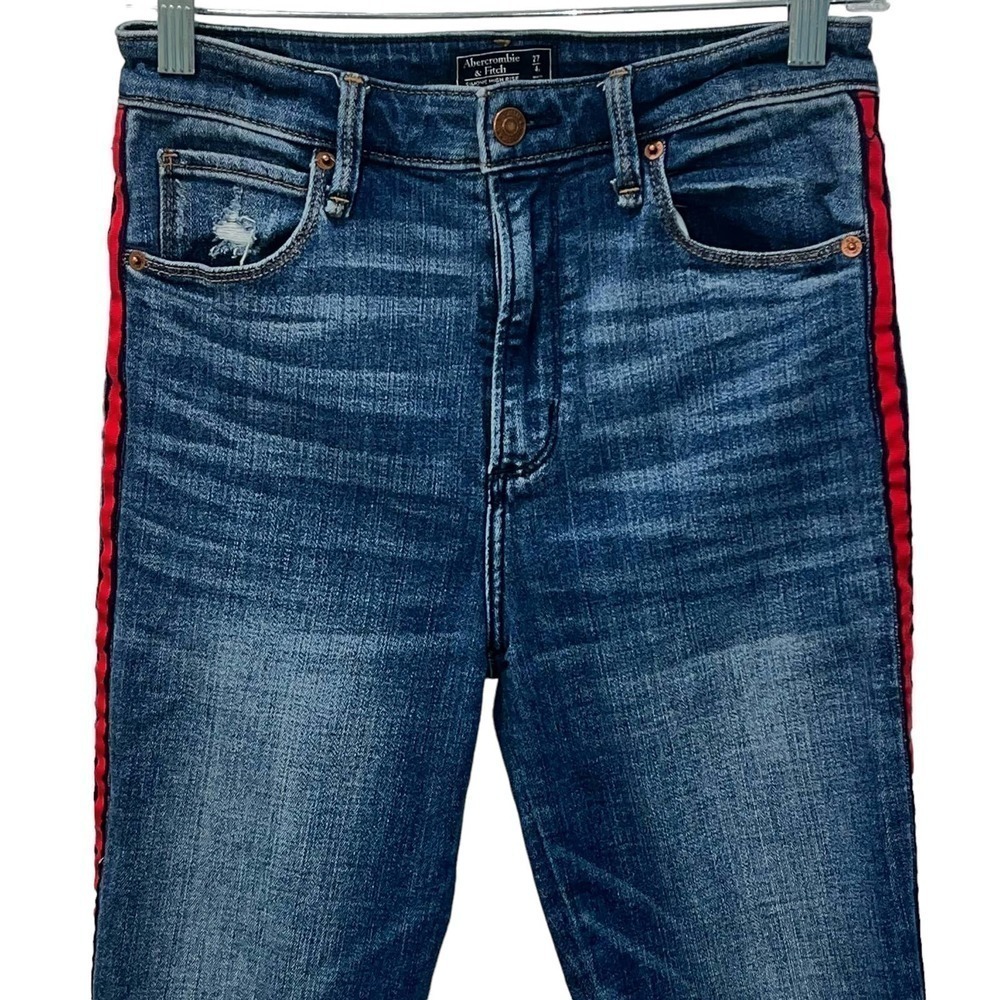 Abercrombie & Fitch Simone High Rise Ankle Jeans | Size 27/4R - Picture 2 of 7